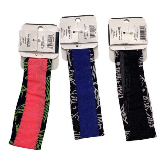Scunci Everyday & Active Sporty Mesh Headbands 3Pcs 20474-A Comfy Multicolor - Picture 2 of 5